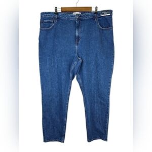 Nwt Abercrombie & Fitch Women's Curve Love High Rise The Mom Jean 35‎ 25L
